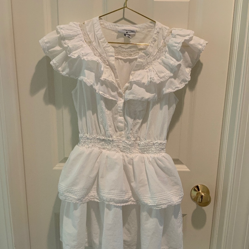 Love Shack Fancy Target white dress